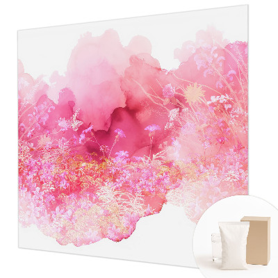 Dekorative Wand-Fototapete mit Blumenmuster
