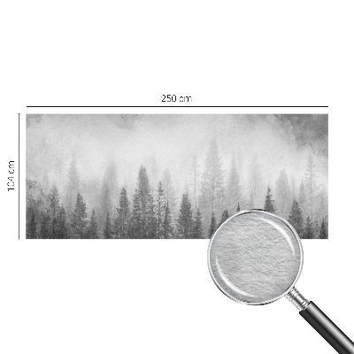 Wandtapete mit Motiv ‚Waldnebel‘