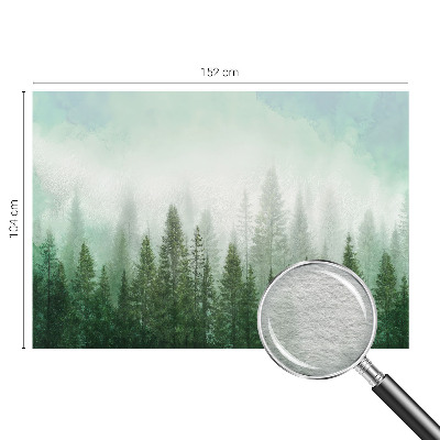 Vlies-Fototapete mit dem Motiv eines Wolfs im Wald