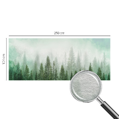 Vlies-Fototapete mit dem Motiv eines Wolfs im Wald