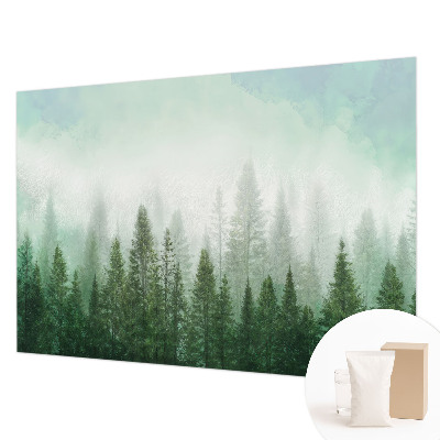 Vlies-Fototapete Wolf im Wald