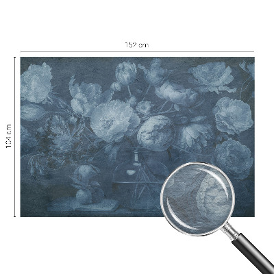 Fototapete fürs Schlafzimmer mit einem Blumenarrangement