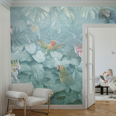 Motivtapete aus Vlies Exotische Vögel