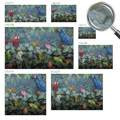 Fototapete aus Vlies Exotischer Dschungel