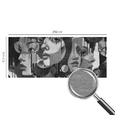 Vlies-Fototapete nach Maß Frauengesichter