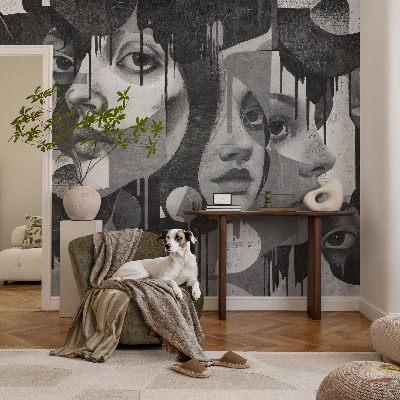 Vlies-Fototapete nach Maß Frauengesichter