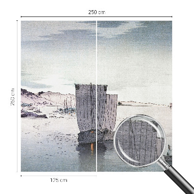 Vlies-Fototapete fürs Schlafzimmer mit einer nautischen Szenerie