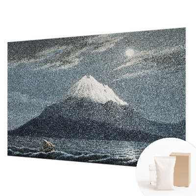 Motivtapete aus Vlies mit dem Motiv „Mondhelle Nacht“