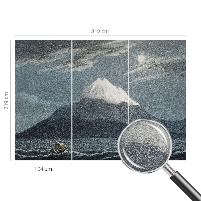 Motivtapete aus Vlies Mondhelle Nacht