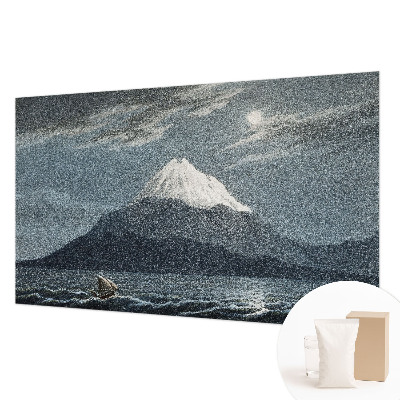 Motivtapete aus Vlies mit dem Motiv „Mondhelle Nacht“