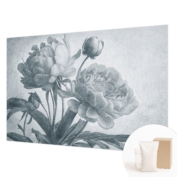 Bedruckte Vlies-Fototapete mit floralem Chic
