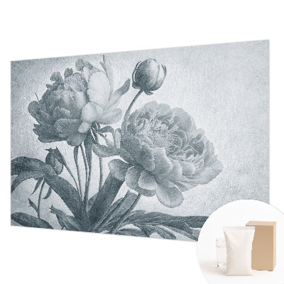 Bedruckte Vlies-Fototapete mit floralem Chic