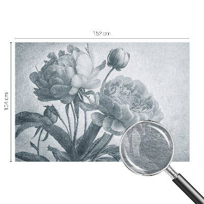 Bedruckte Vlies-Fototapete mit floralem Chic