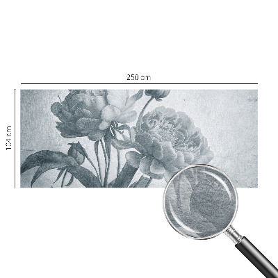 Bedruckte Vlies-Fototapete mit floralem Chic