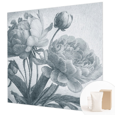 Bedruckte Vlies-Fototapete mit floralem Chic