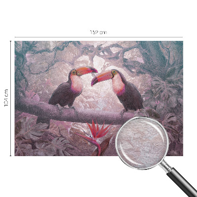 Moderne Vlies-Fototapete Exotisches Paar