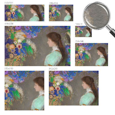 Dekorative Wand-Fototapete Romantische Szene