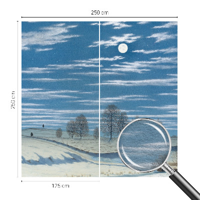 Fototapete mit Winterlandschaft