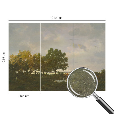 Fototapete fürs Wohnzimmer Waldlandschaft