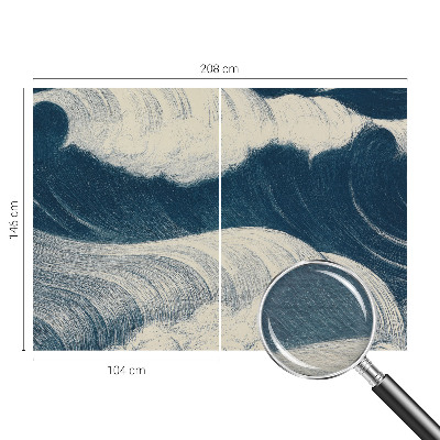 Vlies-Fototapete mit Motiv Meereswellen