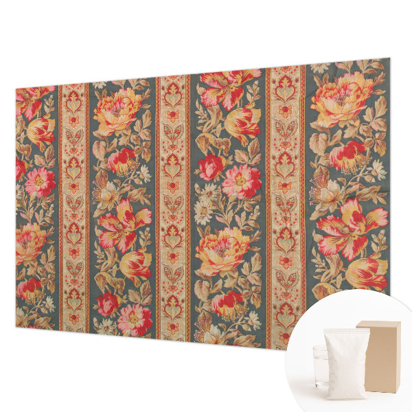 Motivtapete aus Vlies mit bunten Blumen