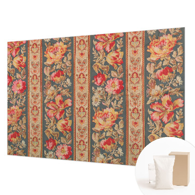 Motivtapete aus Vlies mit bunten Blumen