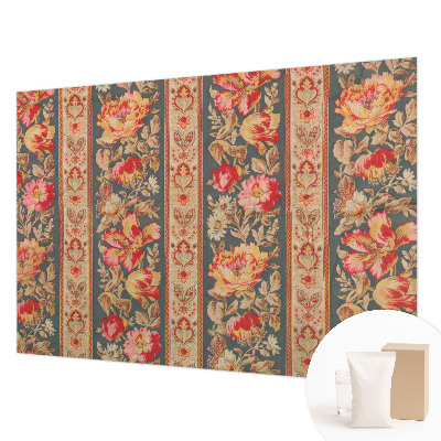Motivtapete aus Vlies mit bunten Blumen