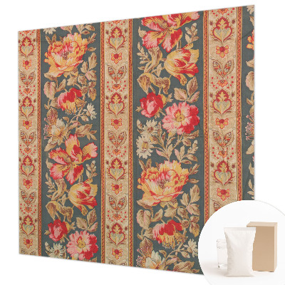 Motivtapete aus Vlies mit bunten Blumen