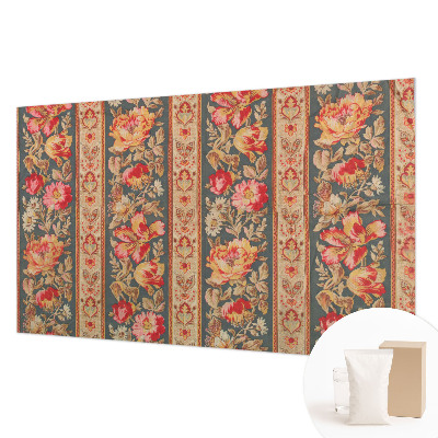 Motivtapete aus Vlies mit bunten Blumen