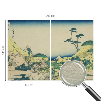 Vlies-Fototapete fürs Wohnzimmer mit Motiv einer ländlichen Landschaft