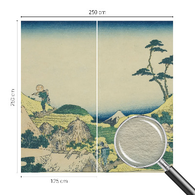 Vlies-Fototapete fürs Wohnzimmer mit Motiv einer ländlichen Landschaft
