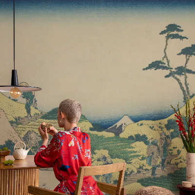 Vlies-Fototapete fürs Wohnzimmer Ländliche Landschaft