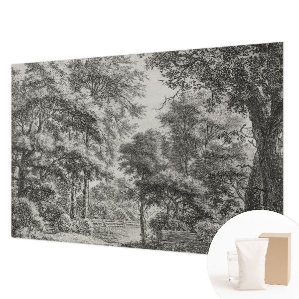 Vlies-Fototapete nach Maß mit einer Waldlandschaft als Motiv