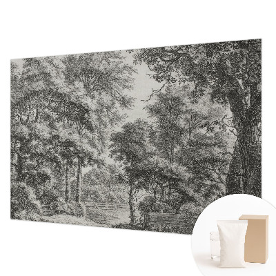 Vlies-Fototapete nach Maß mit einer Waldlandschaft als Motiv