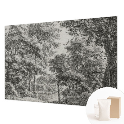 Vlies-Fototapete nach Maß mit einer Waldlandschaft als Motiv