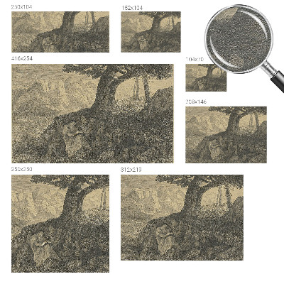 Fototapete aus Vlies mit Lesecharakter