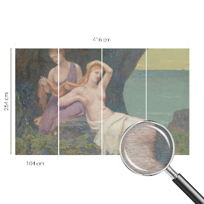 Vlies-Fototapete fürs Schlafzimmer Küstenszene