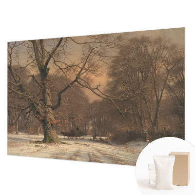 Motivtapete mit einer Winterlandschaft