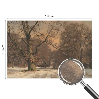 Motivtapete mit einer Winterlandschaft
