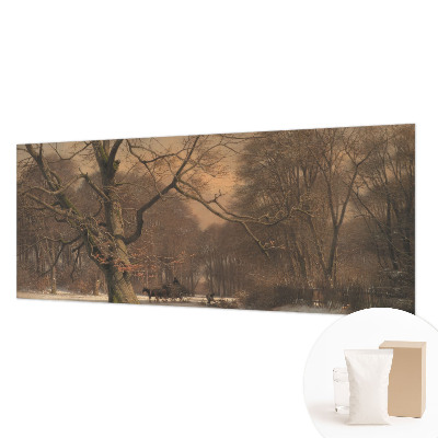 Motivtapete mit einer Winterlandschaft