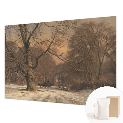Motivtapete mit einer Winterlandschaft