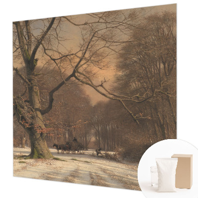 Motivtapete mit einer Winterlandschaft