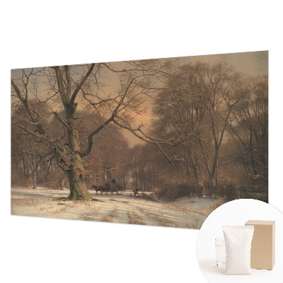 Motivtapete mit einer Winterlandschaft