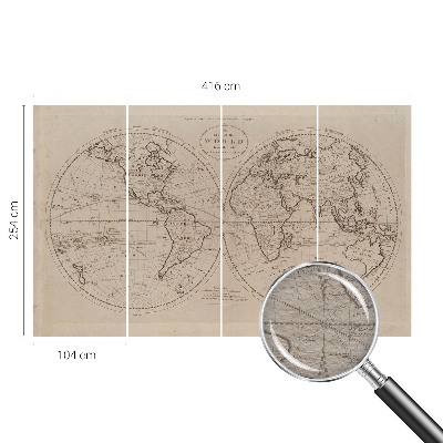 Bildtapete Alte Karte