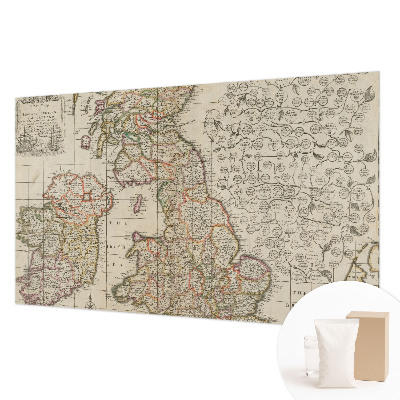 Wand-Fototapete Antike Karte