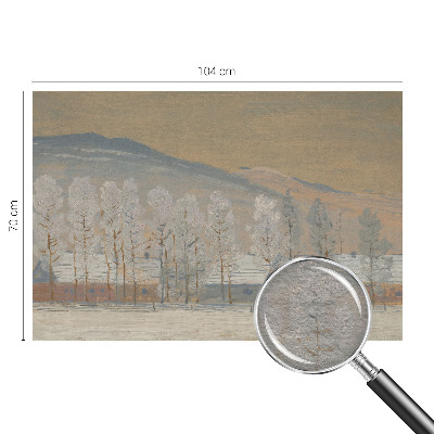 Fototapete mit Motiv einer Winterlandschaft