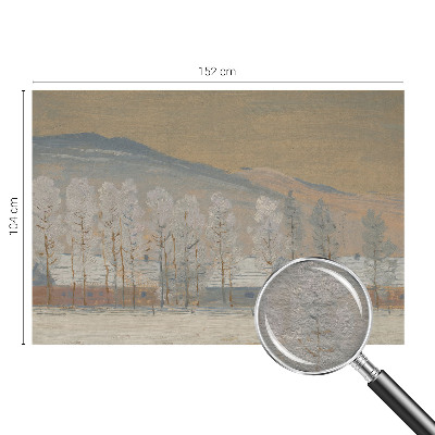 Fototapete mit Motiv einer Winterlandschaft