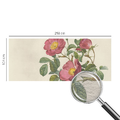 Vlies-Fototapete nach Maß mit Rosenmotiv