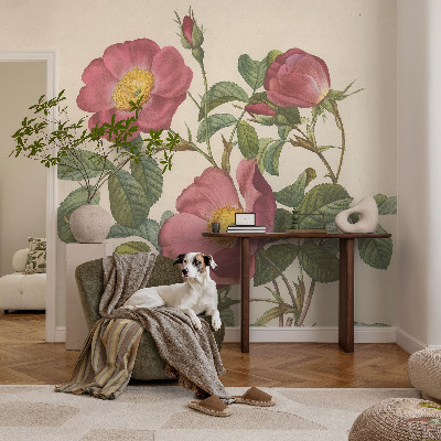 Vlies-Fototapete nach Maß mit Rosenmotiv