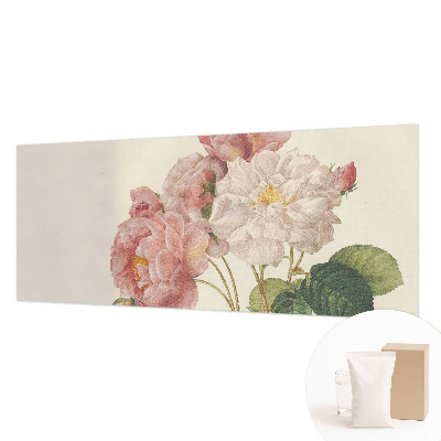 Vlies-Fototapete fürs Wohnzimmer mit romantischem Rosenmotiv